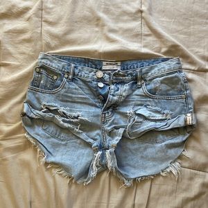 One by Teaspoon denim shorts